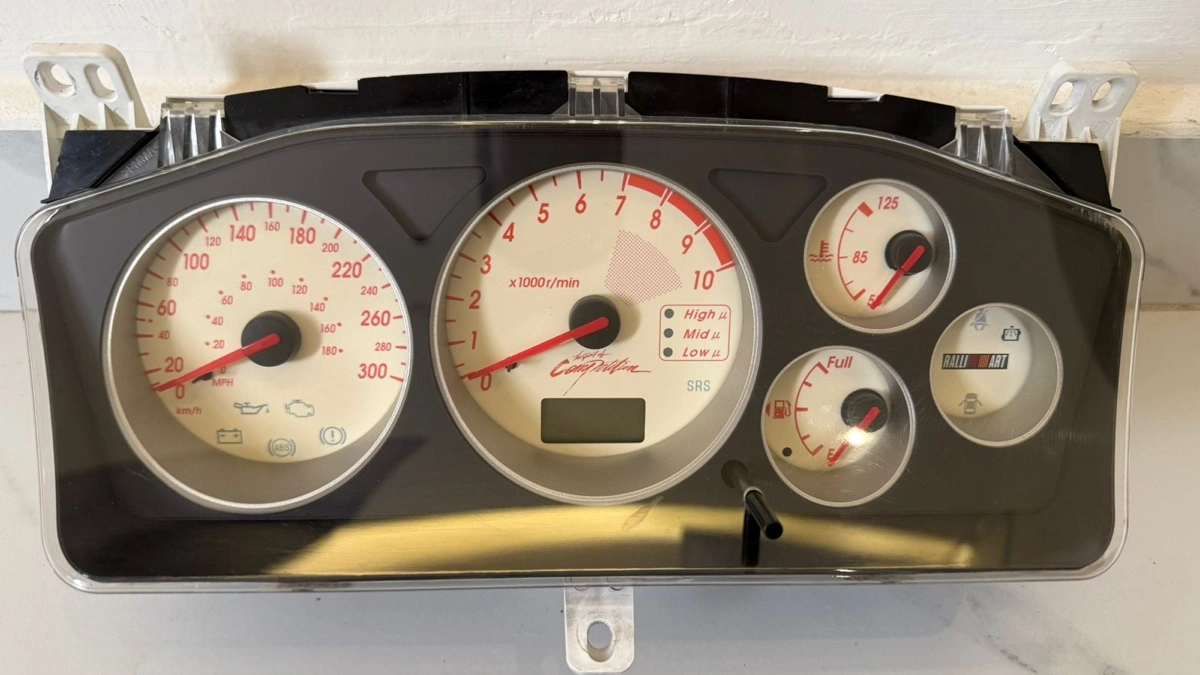 RALLIART speed meter