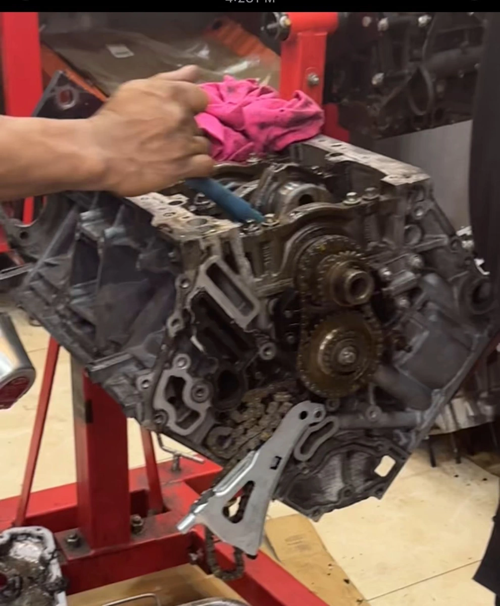 Mercedes m157 block