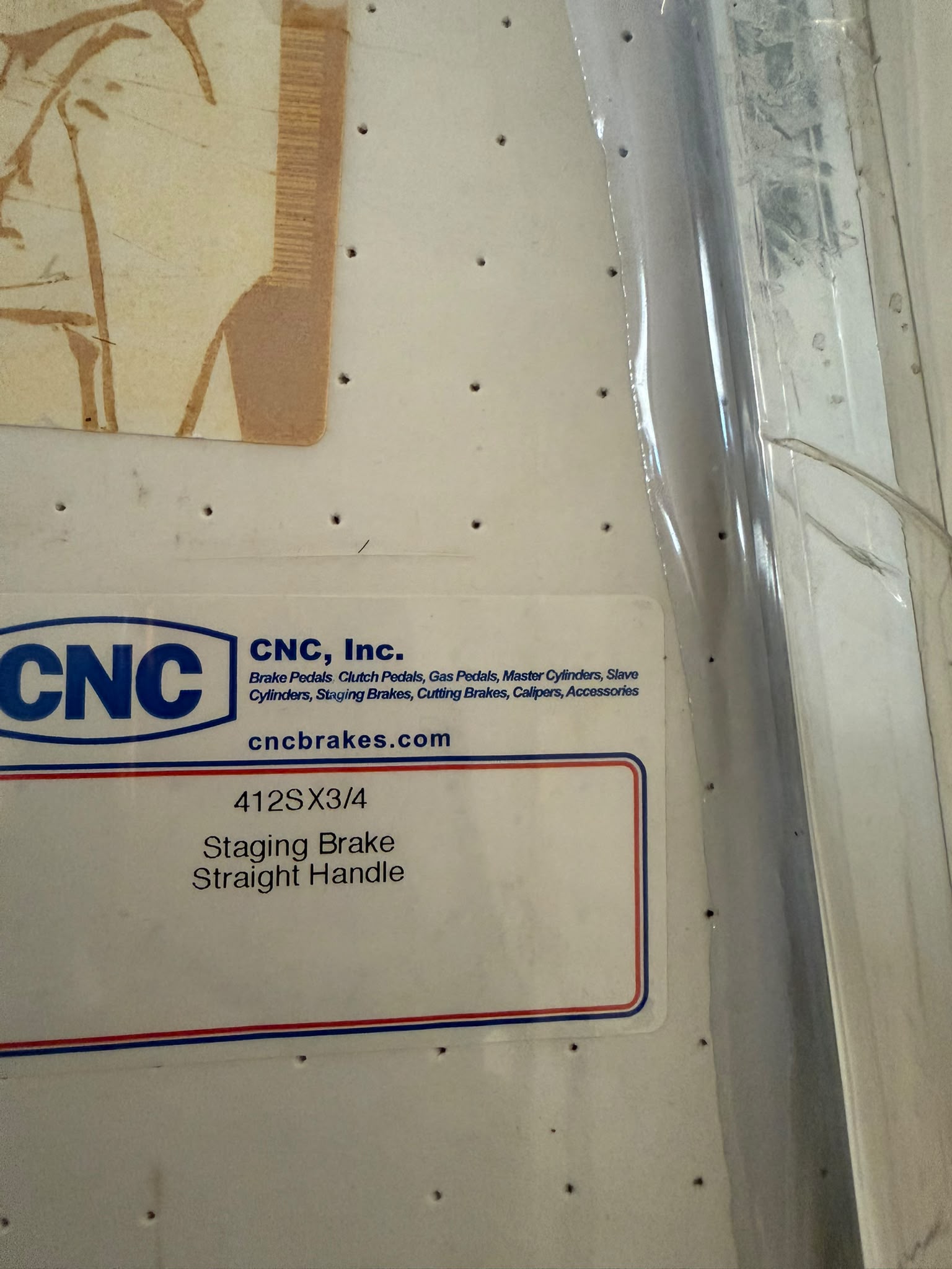 CNC staging brake